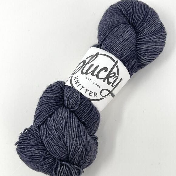 NEW Plucky Knitter Primo Fingering Merino Cashmere Nylon Tin Type Gray 1 Skein - Picture 1 of 2